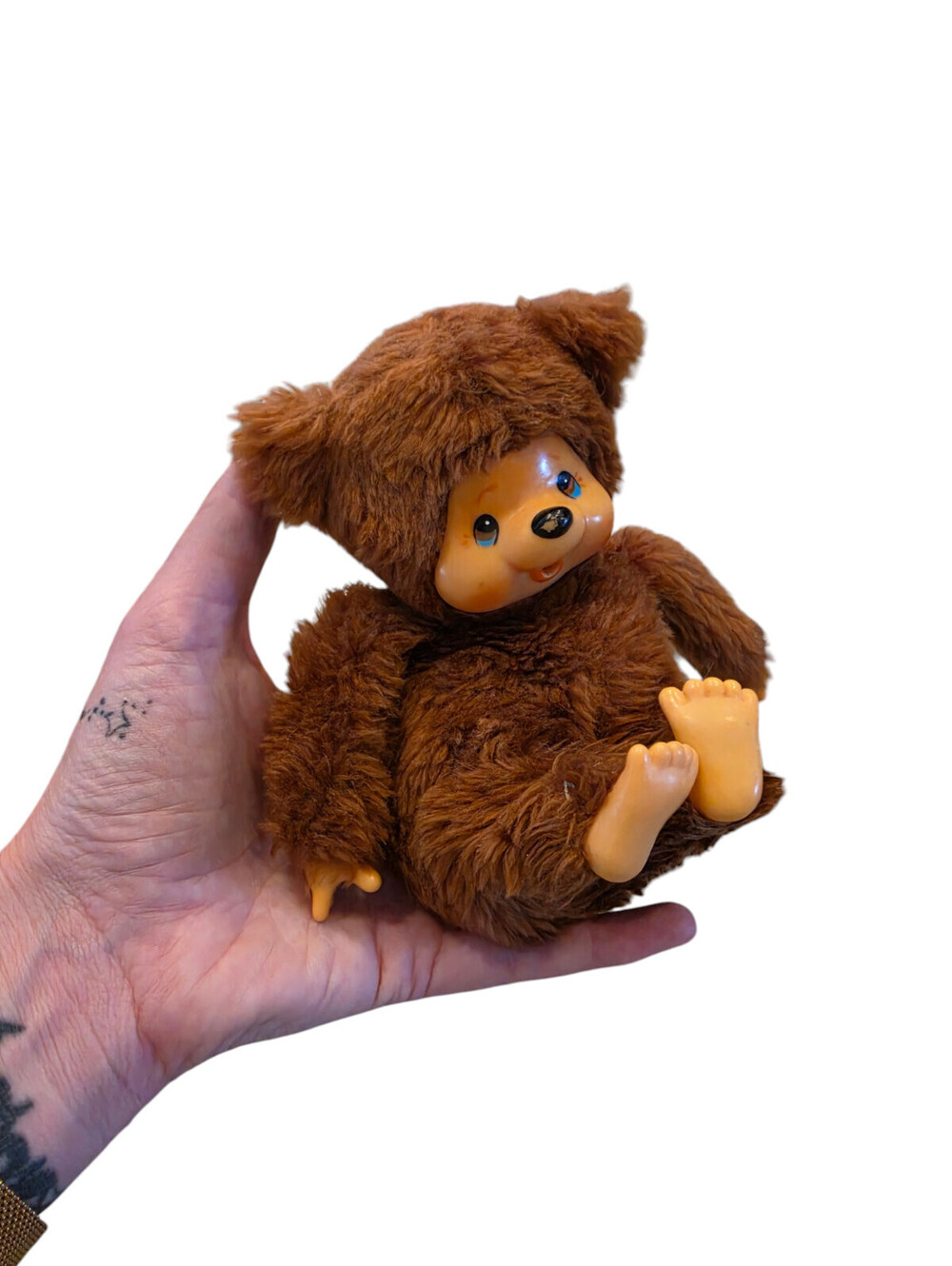 Vintage Russ Berrie Tubby Plush Thumb Sucker Bear 7" Stuffed Animal - Picture 6 of 6